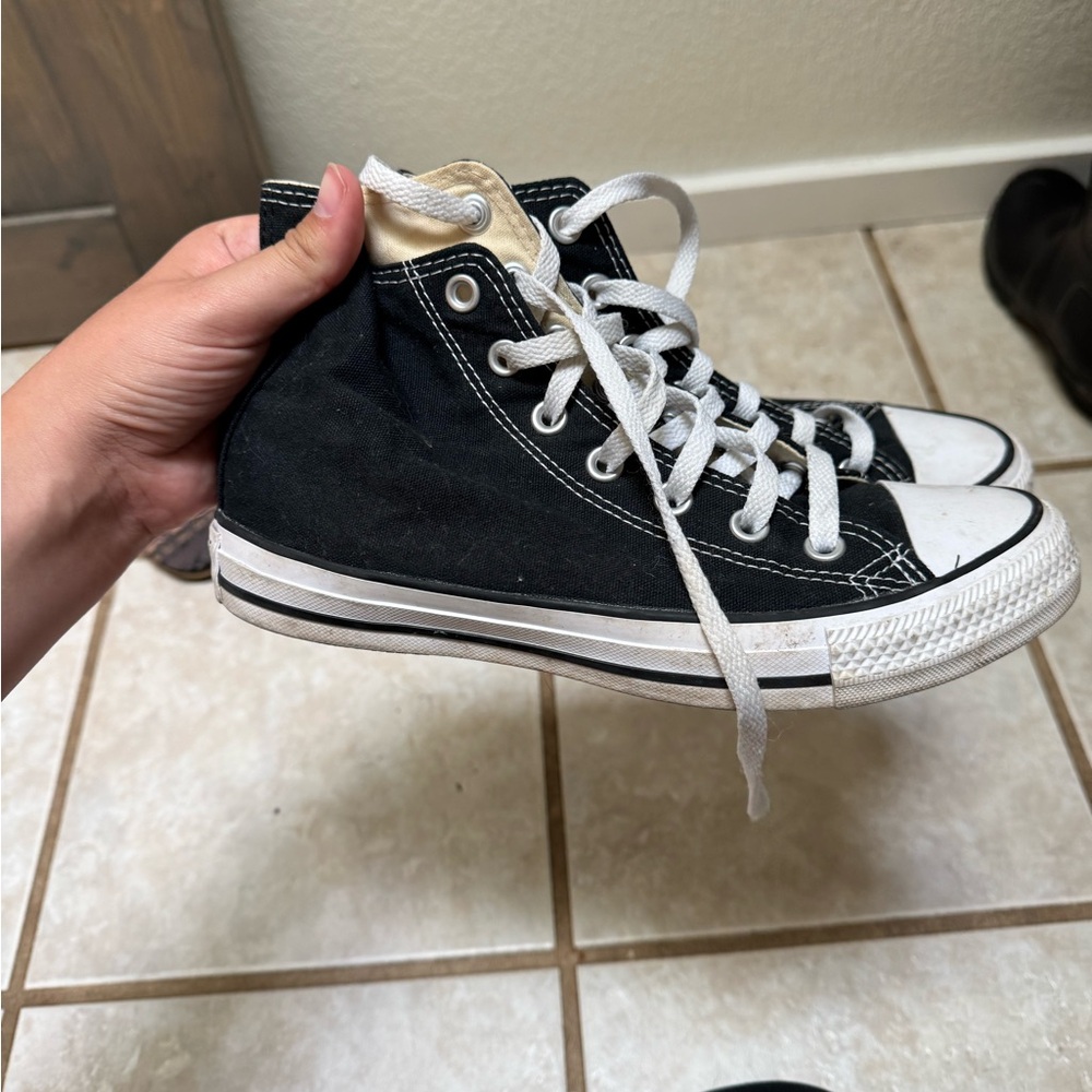 Black High-Top Converse